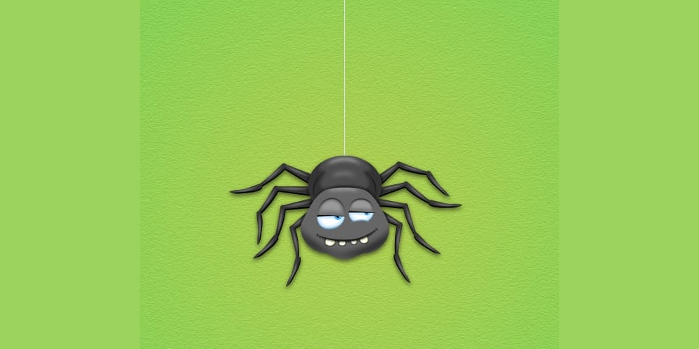 Spider Cartoon Character