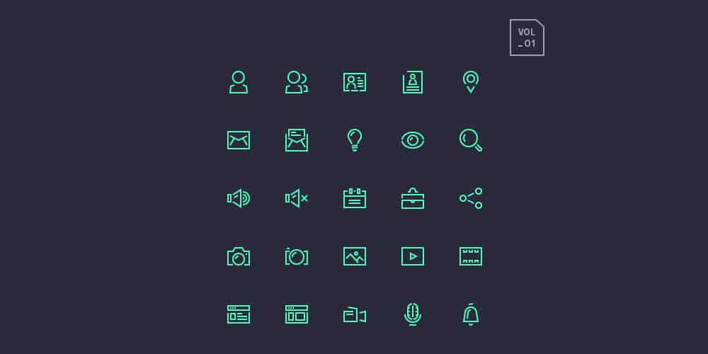 Stroke Gap Icons Set