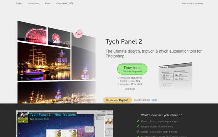 tych panel 2 photoshop plugin download