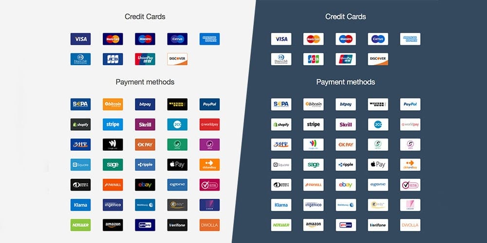 Free Payment Method & Credit Card Icon Set 13 Ultimate Payment Icons