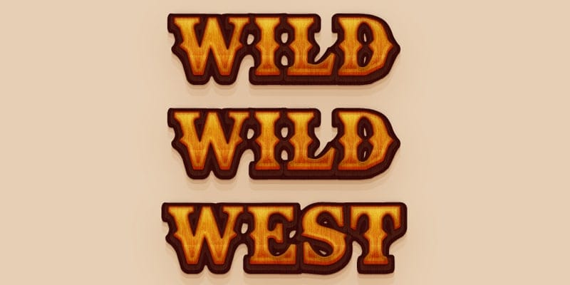 Western Text Effect