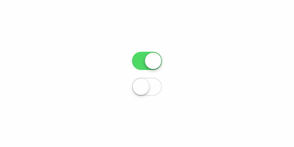 iOS 7 Switches PSD