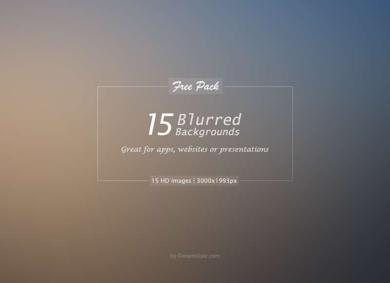 15 HD Free Blurred Backgrounds