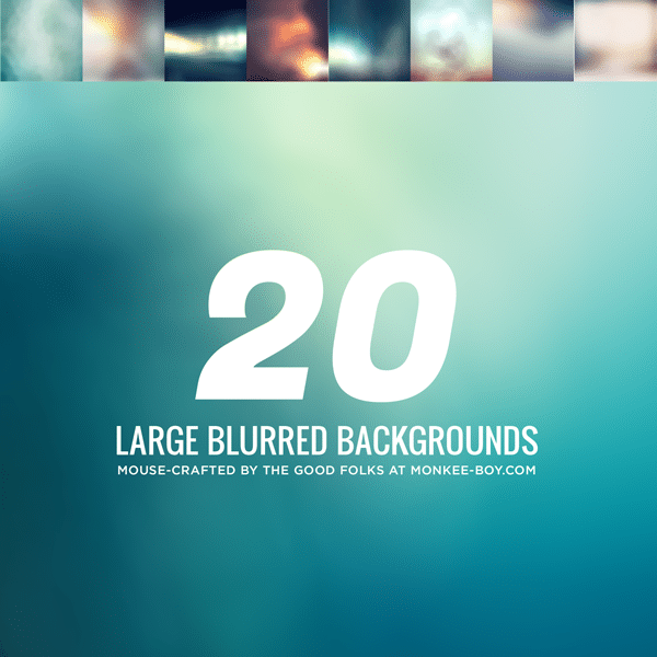 20 Large Blurred Backgrounds