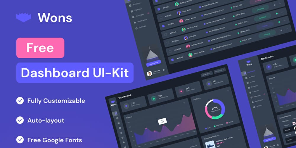 Admin Dashboard UI Kit