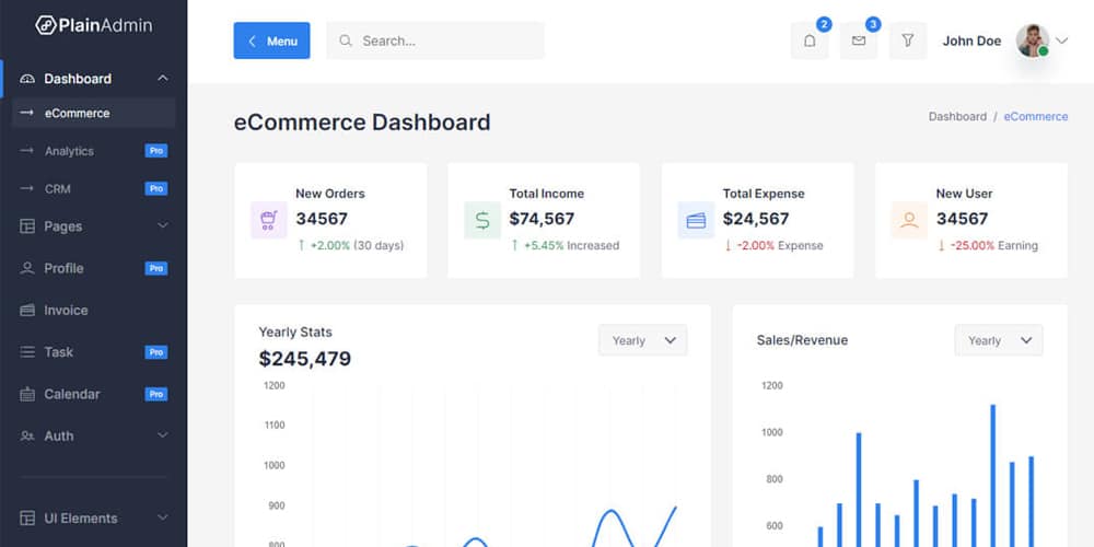 Bootstrap 5 Admin And Dashboard Template