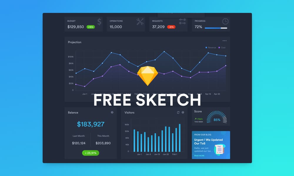 Free Dashboard UI Design PSD 139 Free Dark Dashboard Template