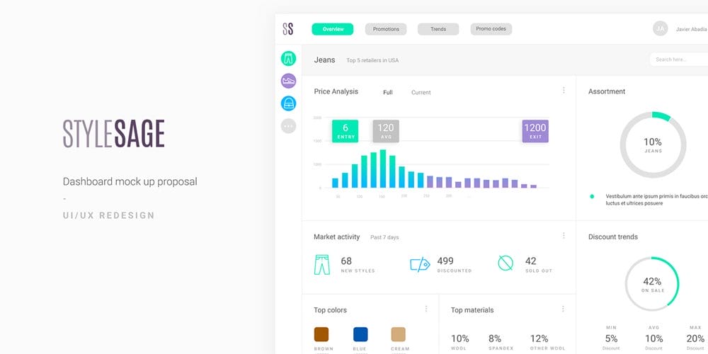 Free Dashboard UI Design PSD 23 Free Dashboard UI PSD
