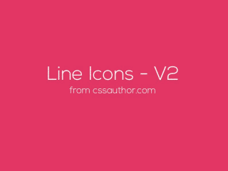 Line Icons V2