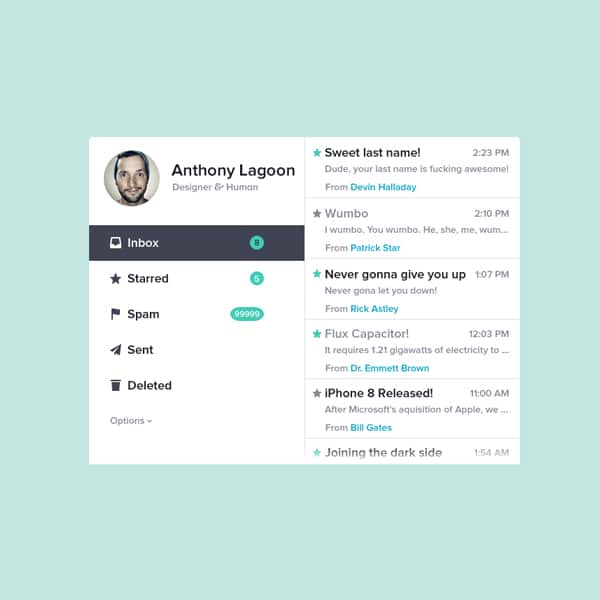 100 + Web Widget Designs PSD - CSS Author