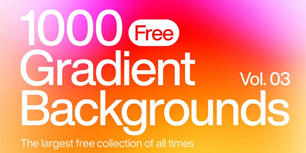 1000 Gradient Backgrounds