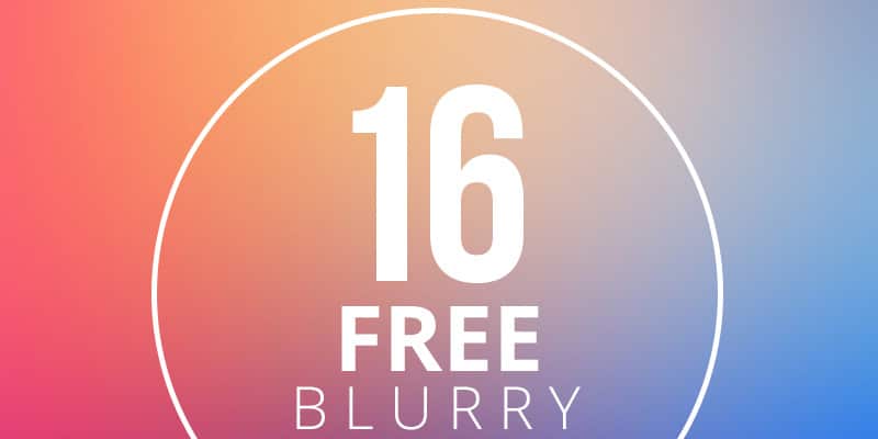 16 Free Blurry Backgrounds