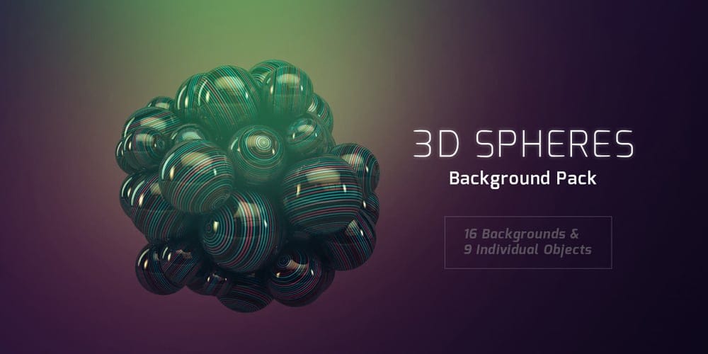 3D Sphere Backgrounds