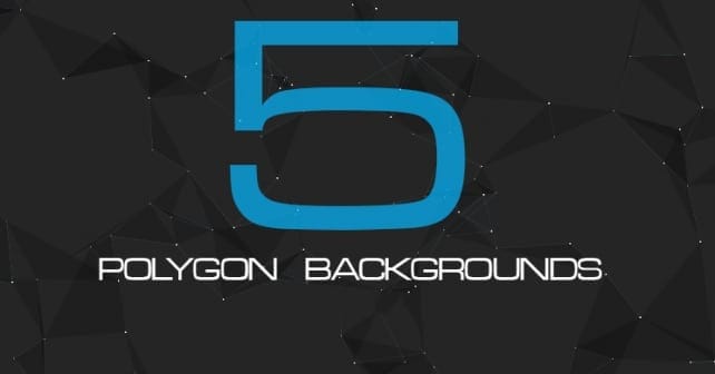 5 Polygon Backgrounds for Website