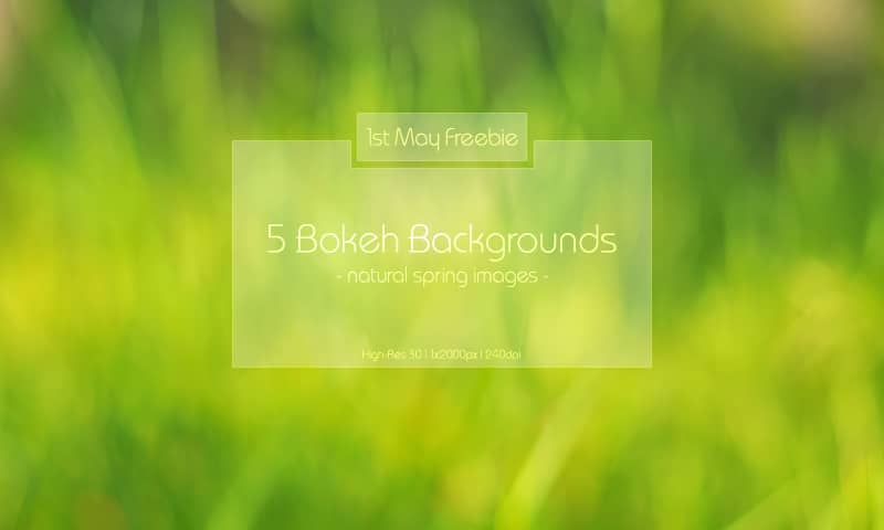 5 Spring Bokeh Backgrounds