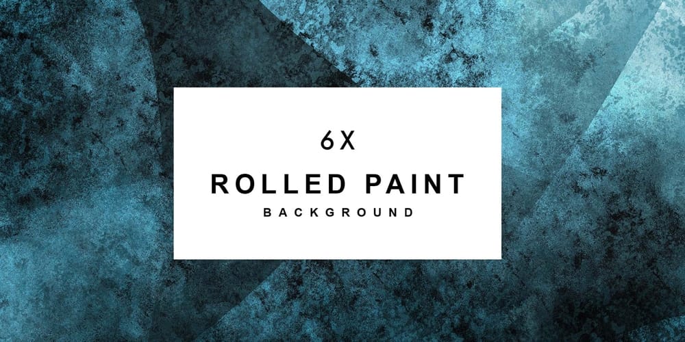 6x Rolled Abstract Paint Background 