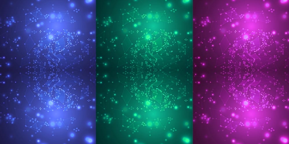 Abstract Circuit Wave Background