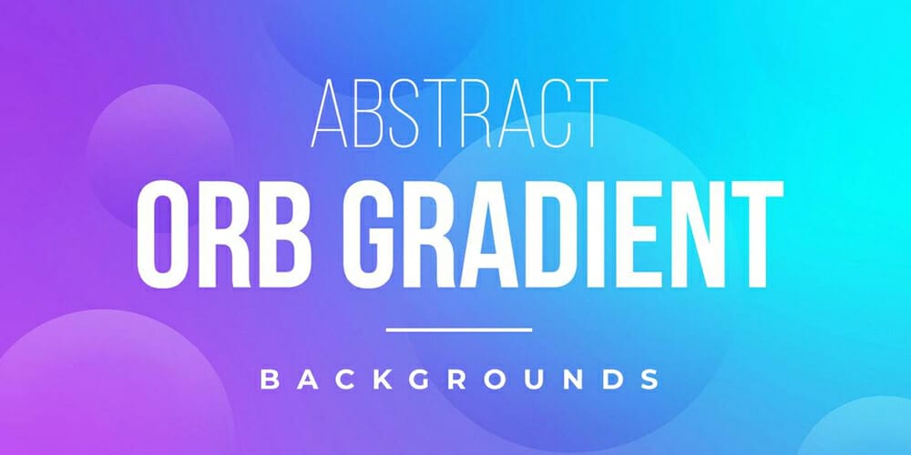 Abstract Orb Gradient Backgrounds