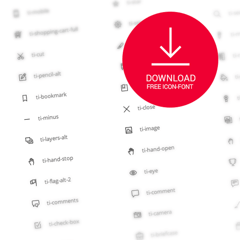 Best Free Line Icon Fonts