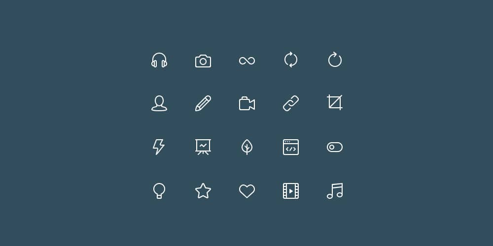 Buddha Line Icons Set