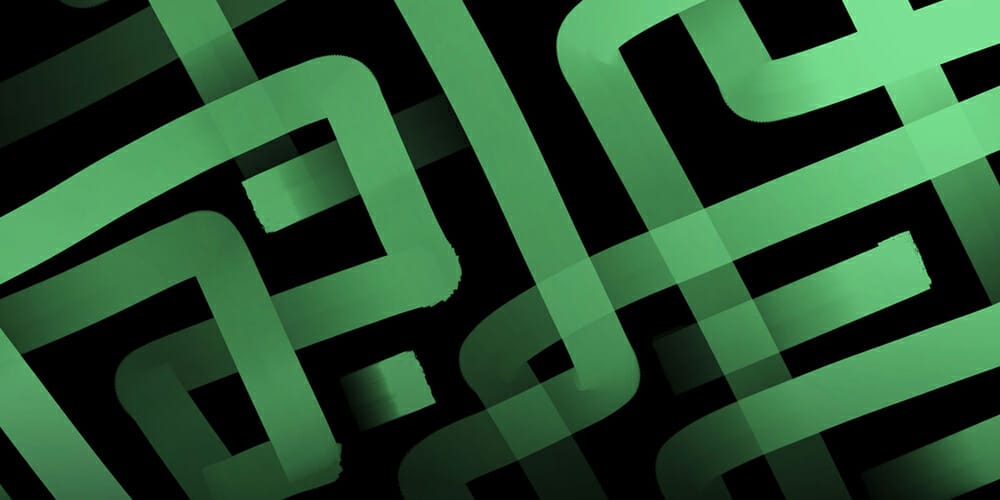 Colorful Abstract Line Background