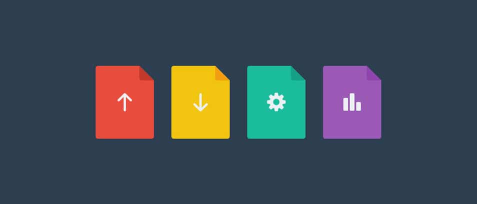 Flat File Icons (PSD)
