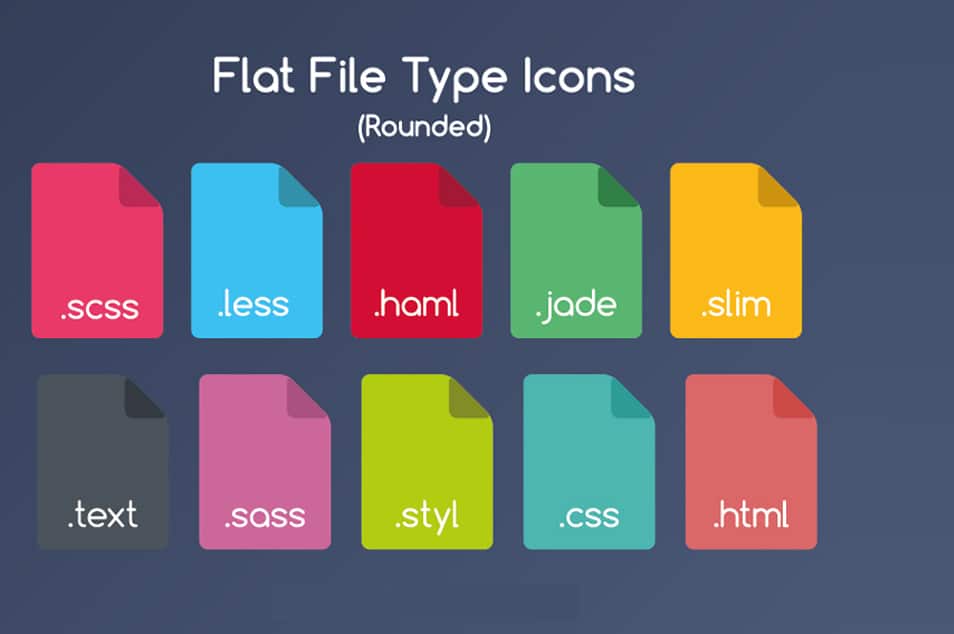Flat File Type Icons