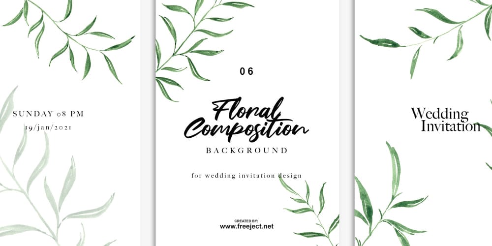 Floral Composition Background