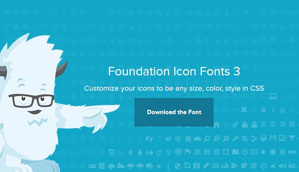 Foundation Icon Fonts 