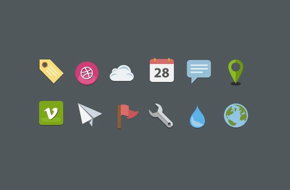 Free Flat Style Icon Pack