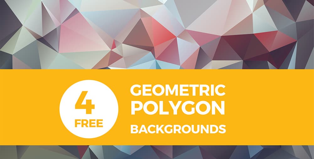 Free High-Res Geometric Polygon Backgrounds