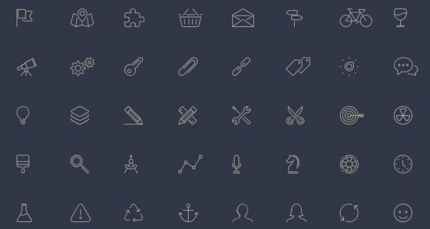 Best Free Line Icon Fonts » CSS Author