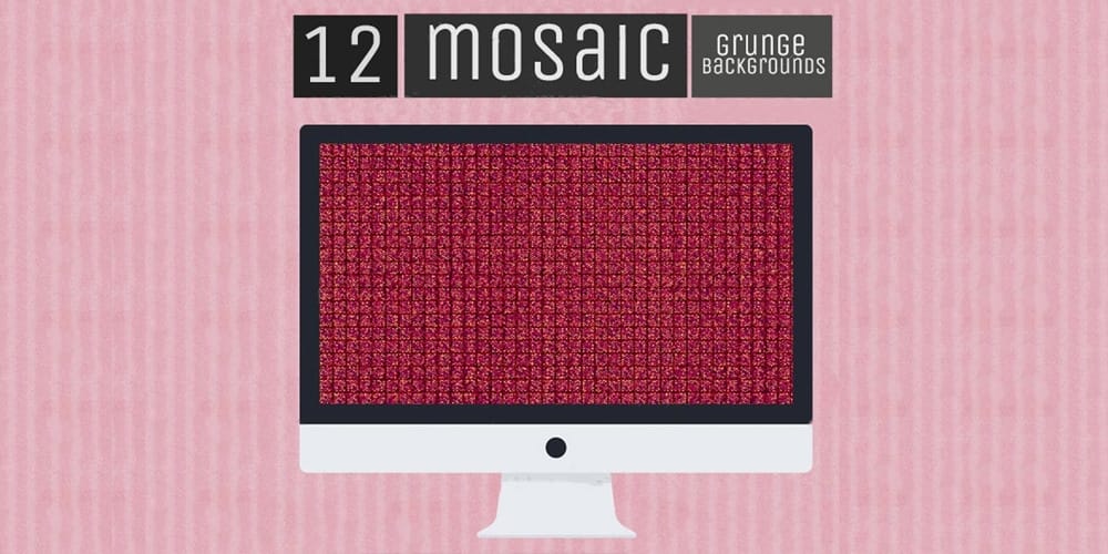 Free Mosaic Grunge Backgrounds