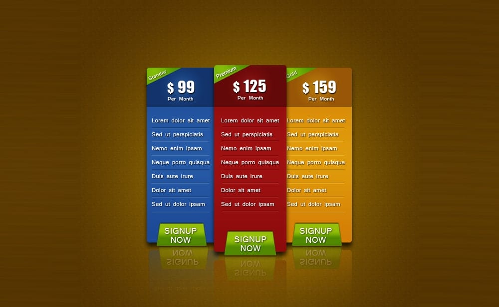 Free-Pricing-Table-PSD