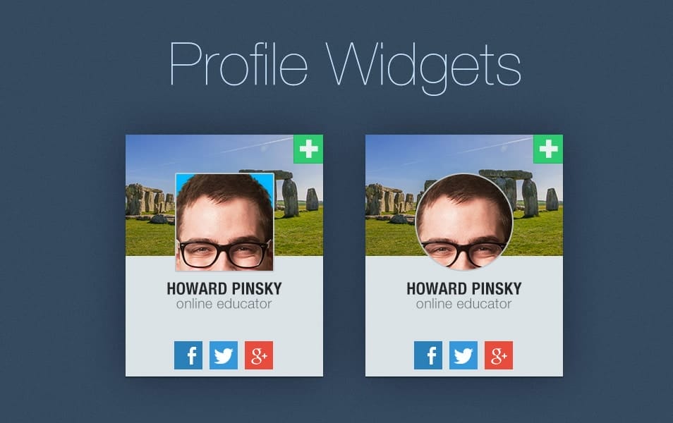 Free-Profile-Widget-PSD