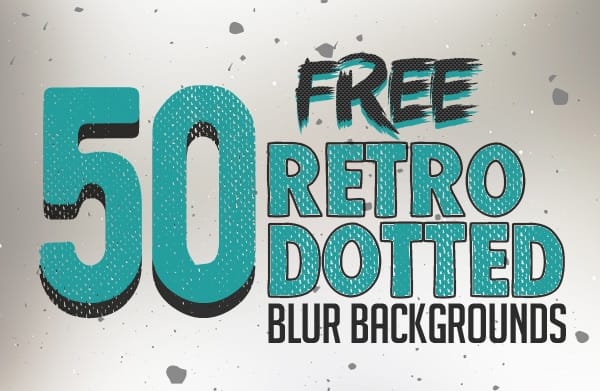 Free Retro Dotted Blurred Backgrounds