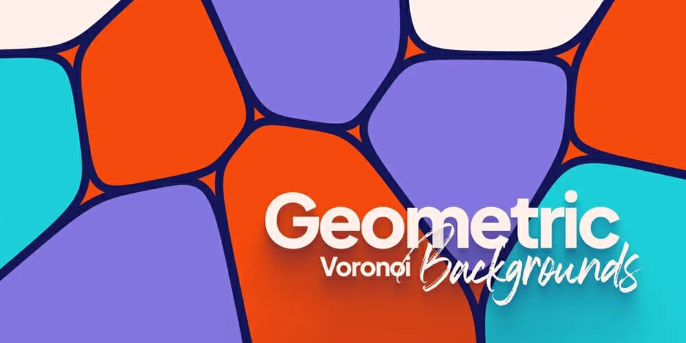 Geometric Voronoi Backgrounds
