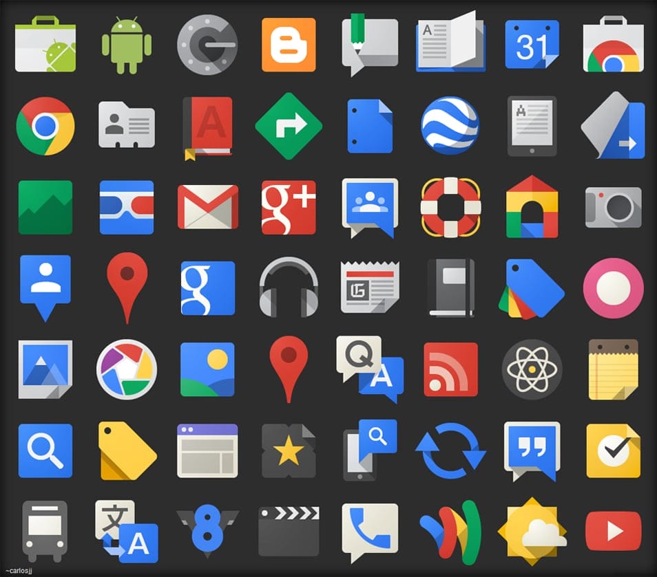 Google JFK Icons – ICO and PNG