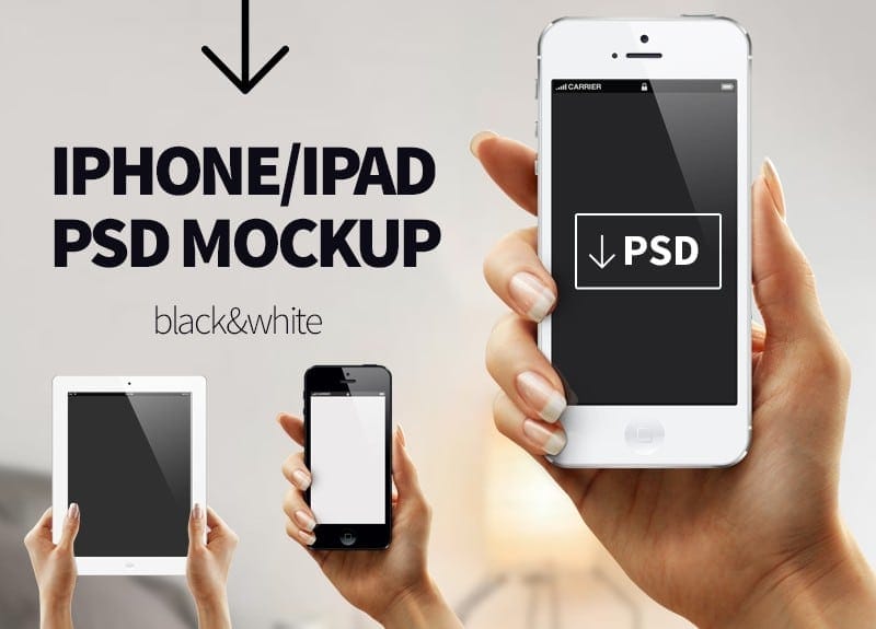 Iphone Ipad PSD Mockup