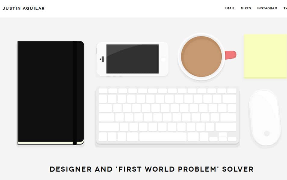 web designs based on desk top view