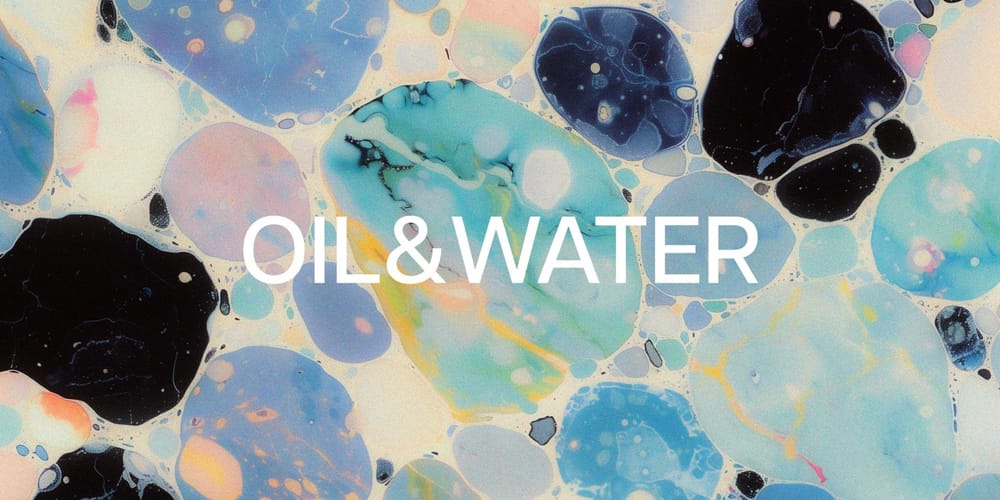 Oil and Water Abstract Backgrounds