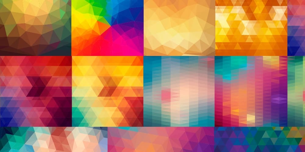 Polygon Backgrounds Vector