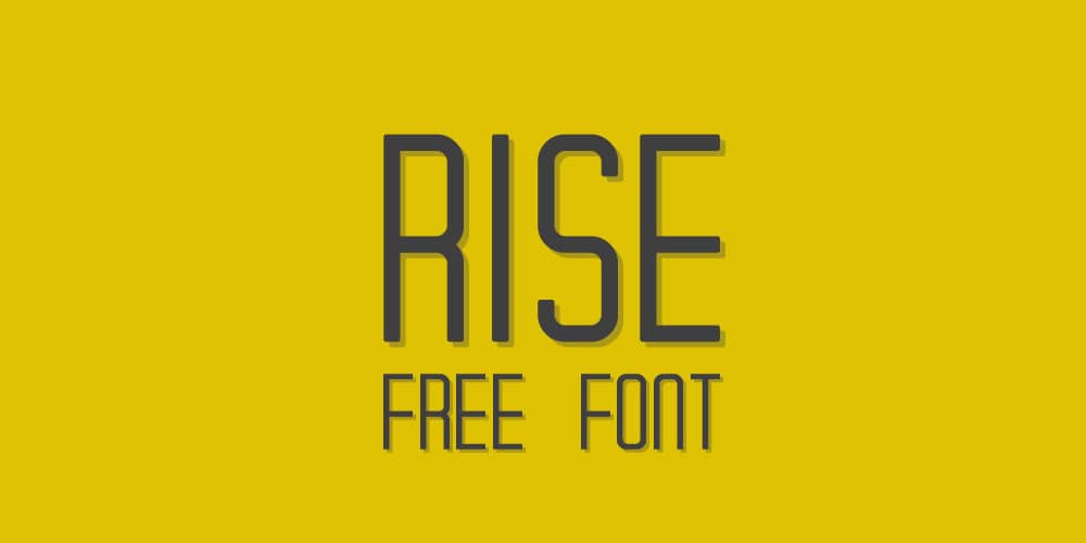 Rise Free Typeface