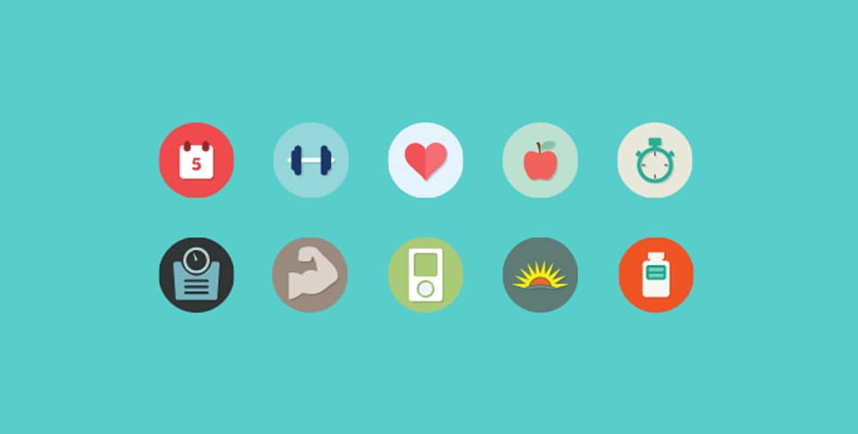 The Fitflat Icon Set: 10 Free Flat Icons (PSD and PNG)