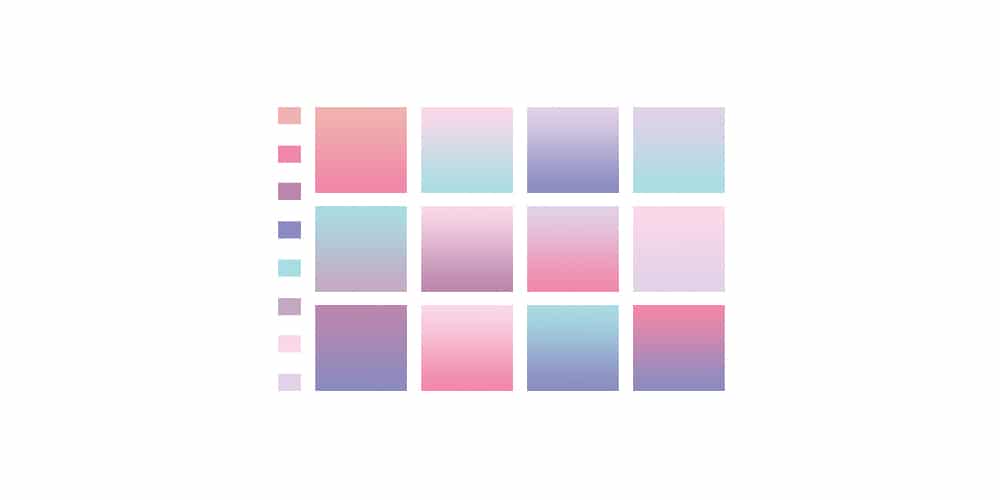 pastel gradients