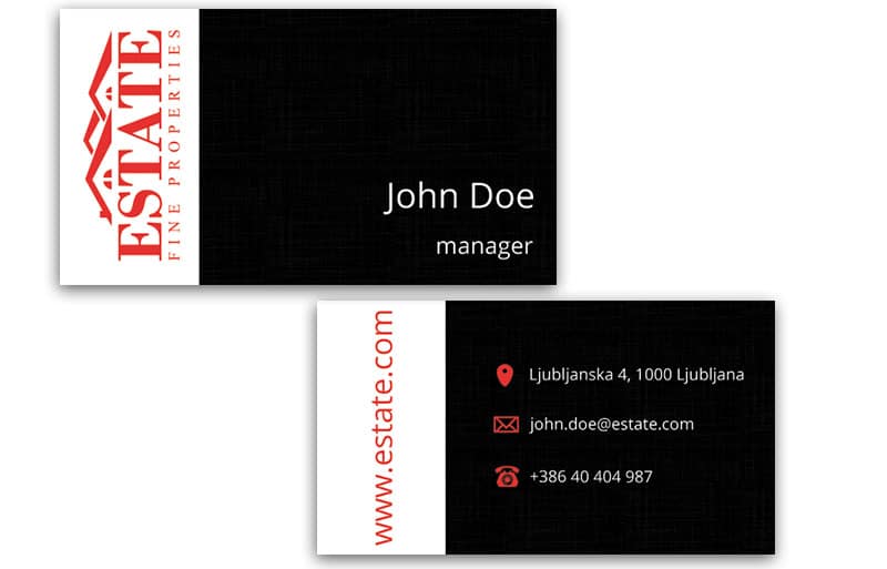 simple business card psd