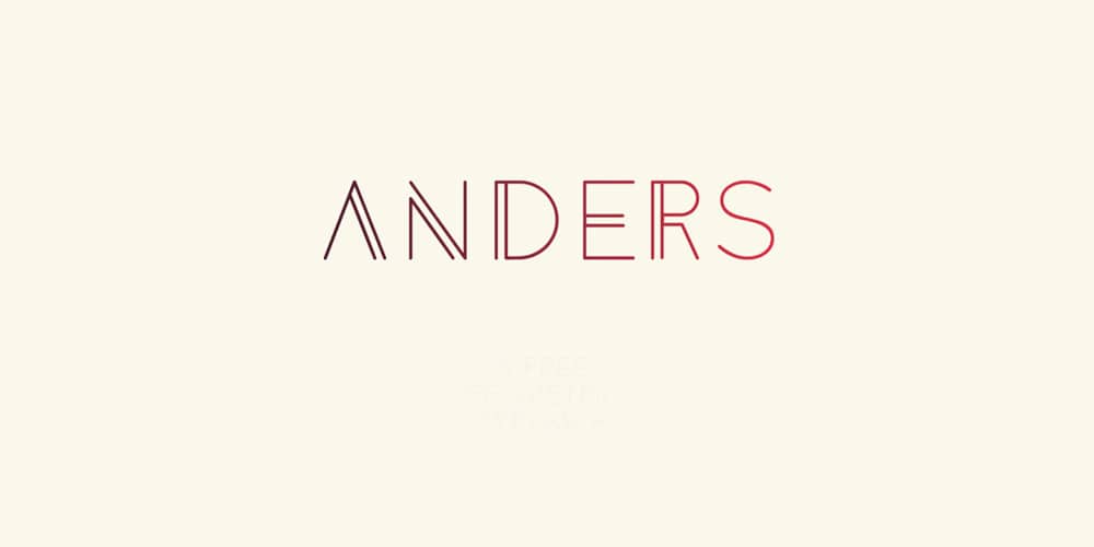 Anders Free Font