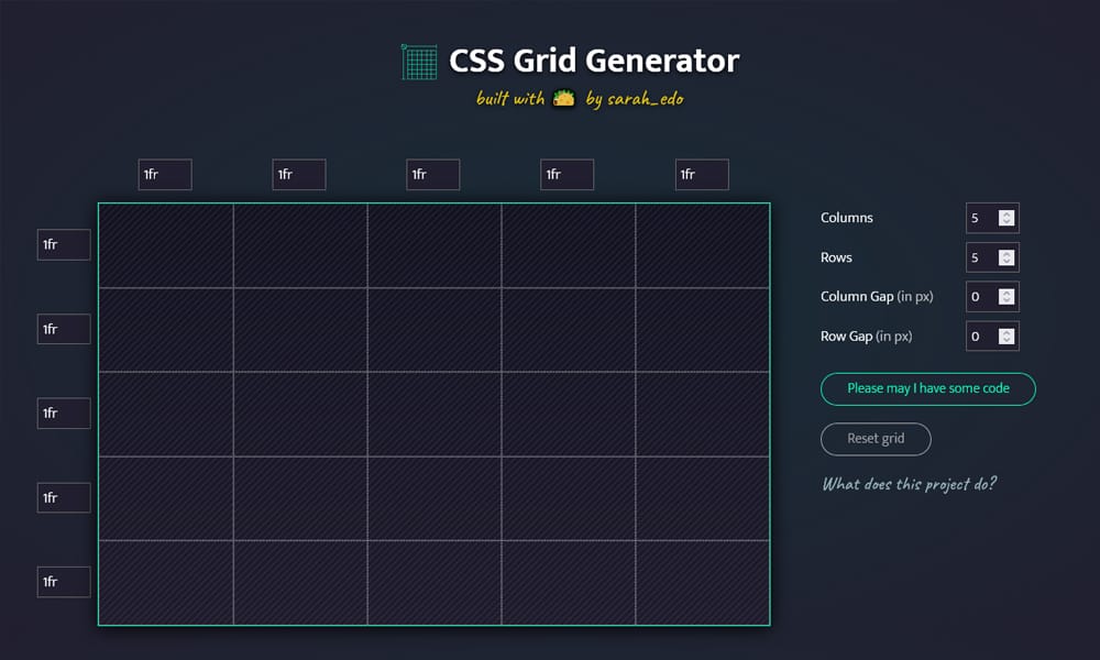 CSS Grid Generator