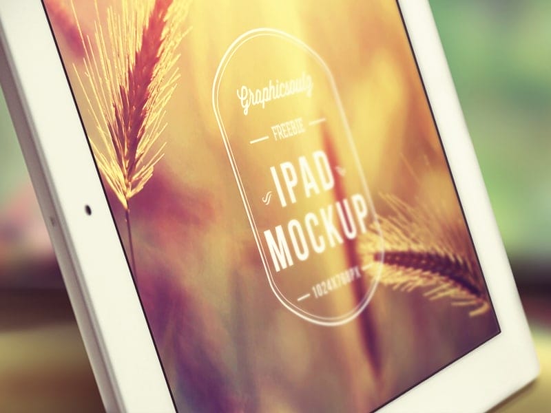 Free iPad Photo Mockup