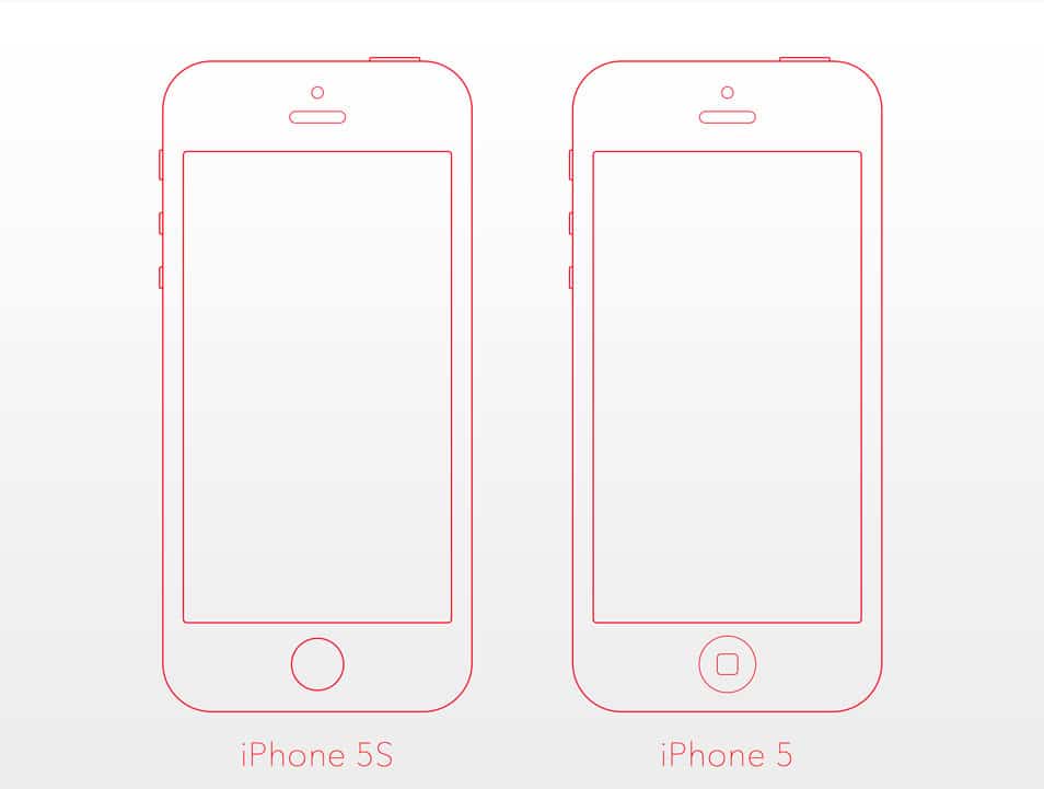 iPhone 5 5S Mockup